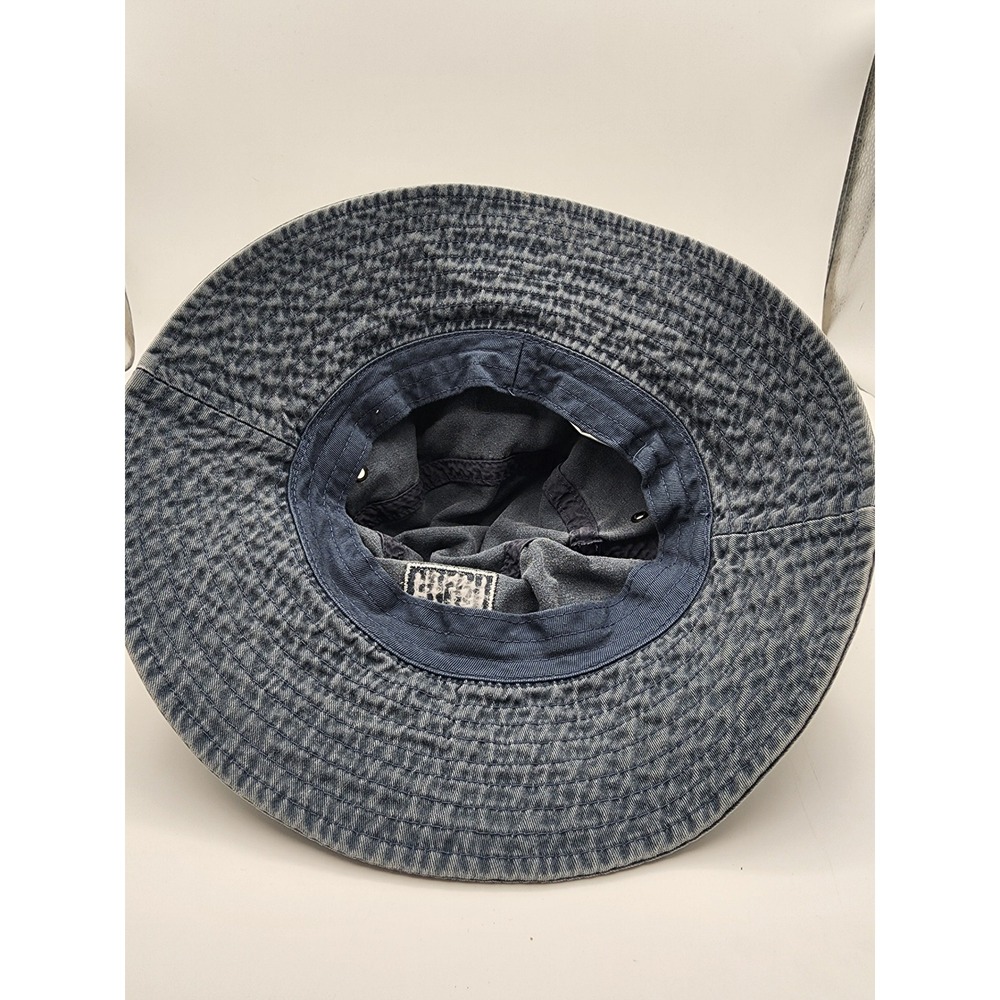 Vintage USA Flag Denim Bucket Hat Blue One Size - Picture 5 of 5